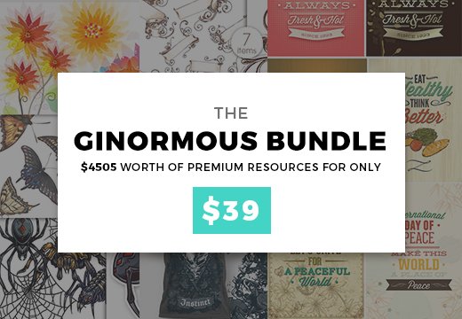 The Ginormous Bundle Of Premium Graphic Resources - Image #1