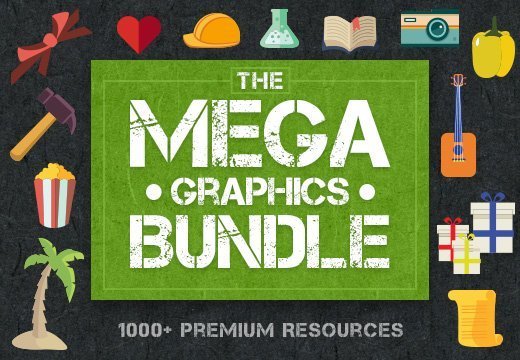 Mega Graphics Bundle with 1000+ Premium Resources - Image #1