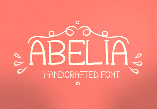 Abelia – Handcrafted Font - Image #1