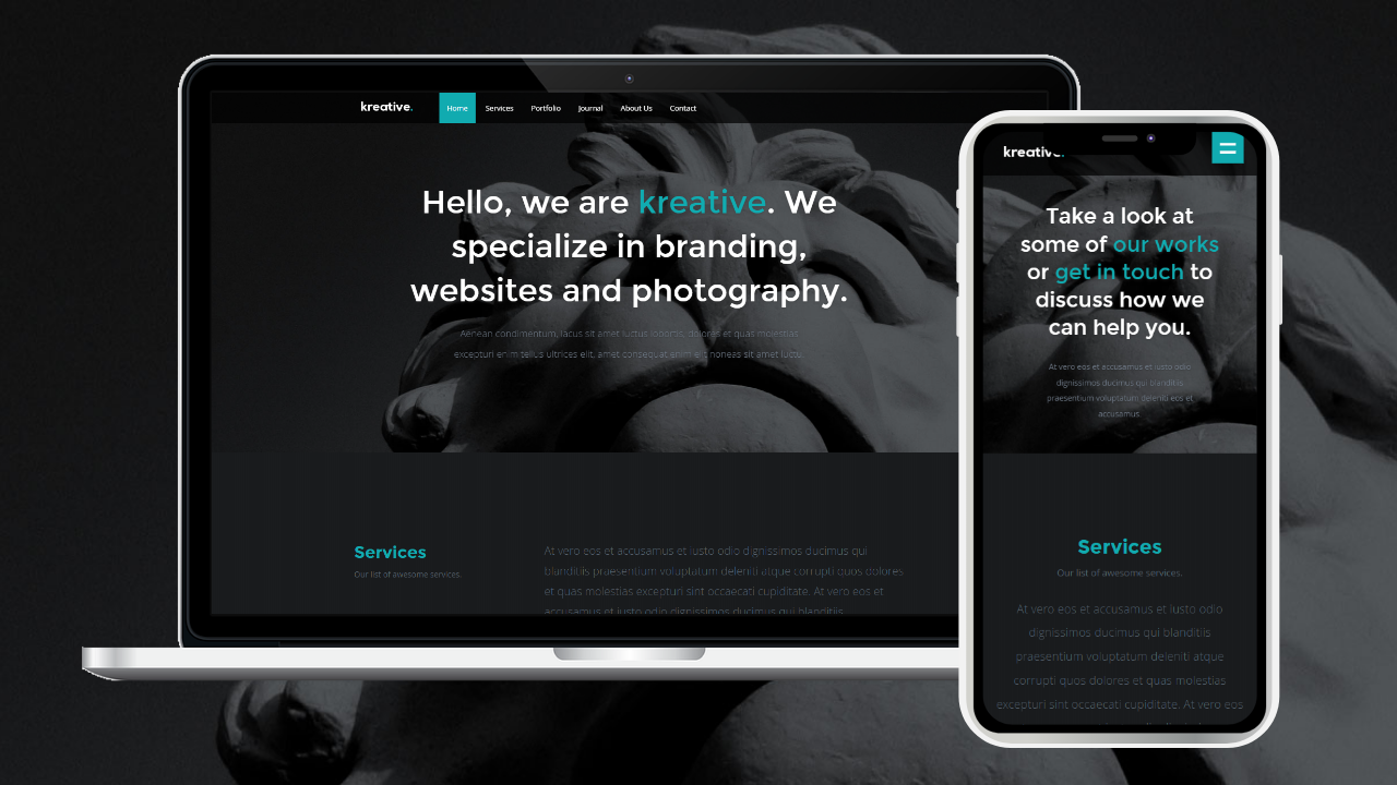 Kreative - Creative Agency and Portfolio HTML5 Template - Image #1